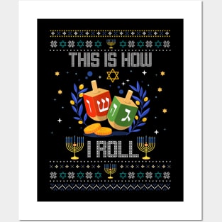 This Is How I Roll Happy Hanukkah Posters and Art